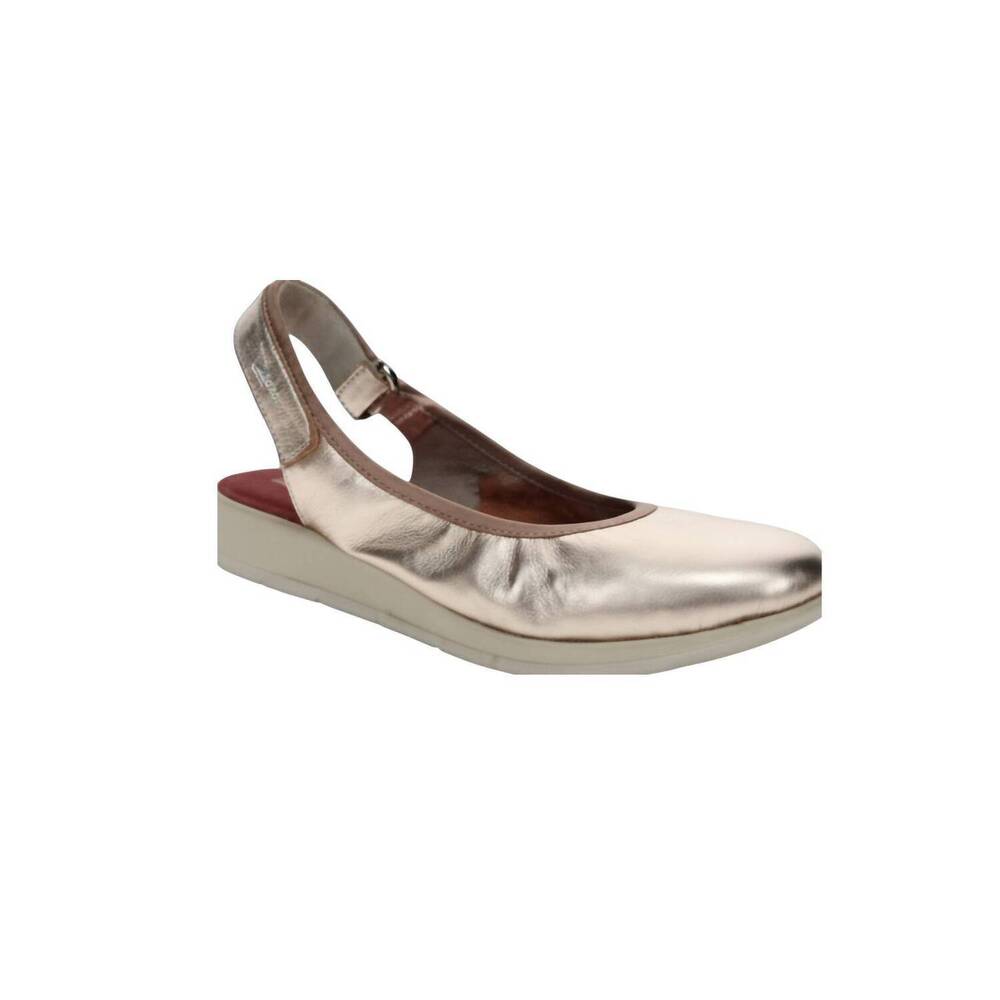 NEW SAYDO women's freesia slip-on shoes in champagne